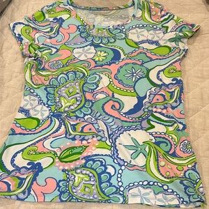 Lilly Pulitzer Karrie tee Conch republic Large